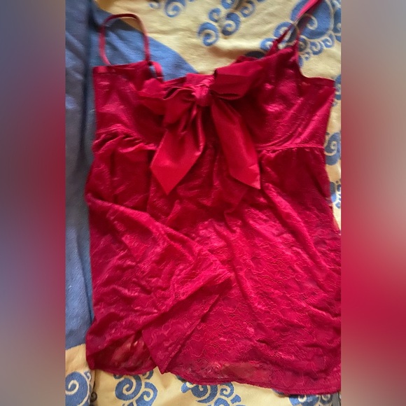 NWT Torrid red lace chemise with ribbon at bust size 3 - Picture 4 of 7